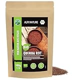 Alpi Nature Quinoa Roja Orgánica 500g, Quinoa Orgánica para Cocinar y Ensaladas, sin Gluten