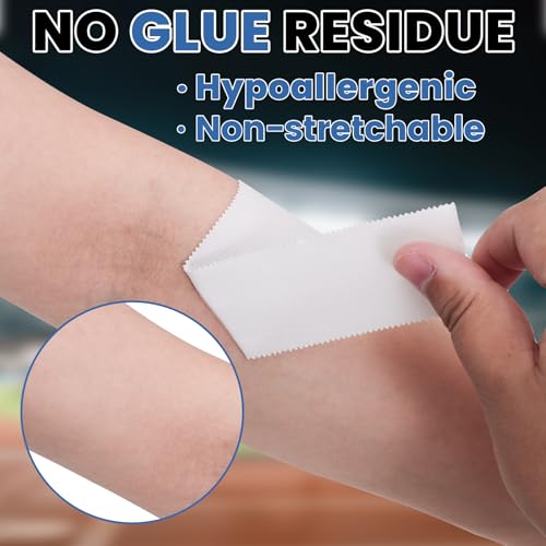 Image of NUITPY 8 Pack Athletic Tape, White Sports Tape, Easy Tear Wrist Tape, Strong Adhesion Tapes for Boxing, Gymnastics, Hockey, Soccer, Lacrosse and First Aid(1.5in x 184ft Total)