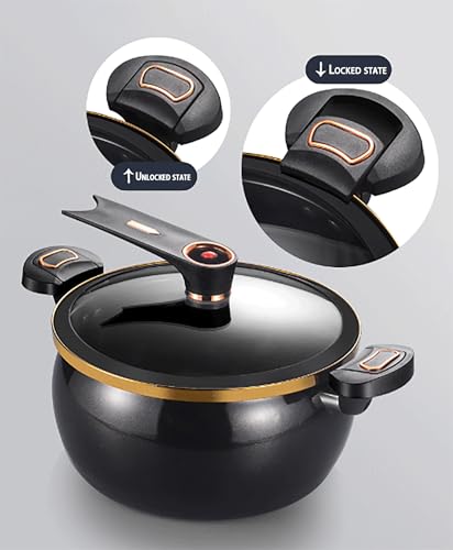 Olla a presión hierro 8 L BAOTEDSL miniatura 5