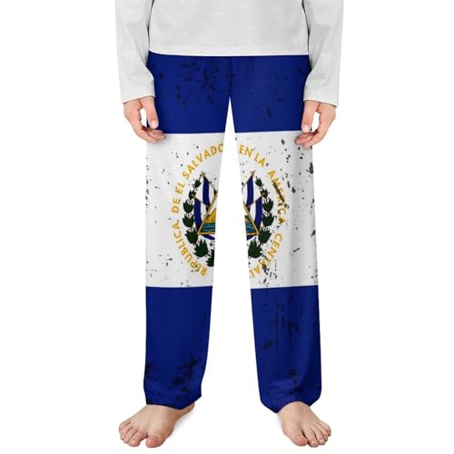 Retro El Salvador FlagChildren's Casual Pajamas110CM