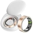 Smart Ring Fitness Ring Tracker Smartringe für Herren Damen Schrittzähler Aktivitätstracker 5ATM Wasserdicht Schlaftracker Smartring Herzfrequenz Pulsmessser Fitnesstracker Smart Ring Android iOS
