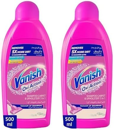 Carpet and Upholstery Stain Remover Shampoo 500 ml (Pack of 2)
