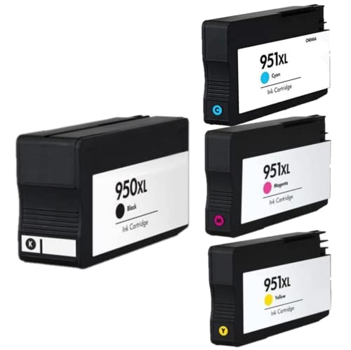 Tinta Y Tóner, Office Product EL TIGRE Cartucho HP 950 Compatible Tintas Negro, Cian, Magenta, Amarillo CN045AL