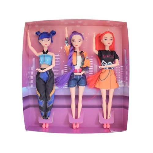OLKIHNSDU Demon Hunters 11.5 Fashion Doll for Articulated Girl Group Doll Perfect Christmas and Birthdays Toy Gift for Girls Fans