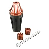 Alamor Moto Modificada Marco Slider Pad Colisión Crash Protectores Descendentes-Naranja Oscuro