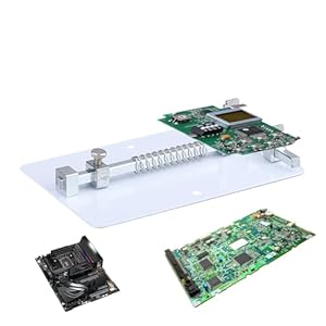 PCB-houder, PCB-houder | moederbord soldeersolderen reparatie klemgereedschap – draagbare klemstandaard IC groeven vaste ondersteuning voor mannen thuis reparatie van mobiele telefoons