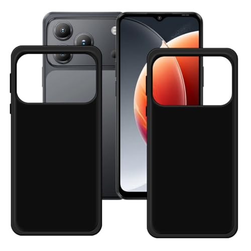 BMPNLSZ �K�pBlackview Wave 7C�p�ėp[2�p�b�N]�u���b�N�V�F���A�t���L�V�u���V���J�Q���C�g�TPU�V�F���w�ʕی�J�o�[�K�pBlackview Wave 7C�p�S���ی�J�o�[(6,56")