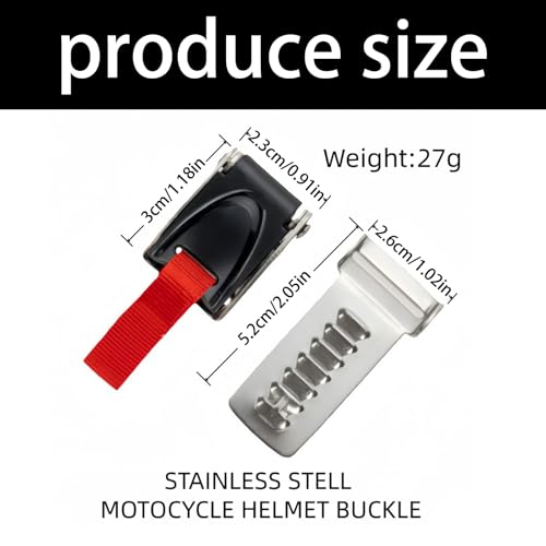 Boucle de casque de moto attache rapide universelle de rechange