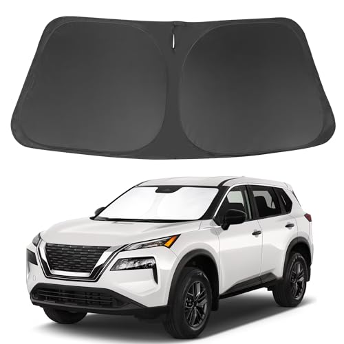 Image of Windshield Sun Shade Fit for 2021 2022 2023 2024 2025 2026 Nissan Rogue 3rd Gen.Accessories(Not for Rogue Sport) Foldable Sunshade Shield Protector