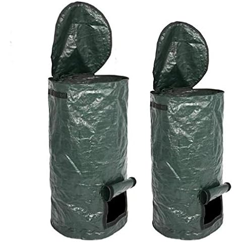 Mcbbigxw 1/2PC ABS Compost Bag,Composter Bin for Garden,Environmental Compost Bag,Homemade Organic Ferment Cultivator Bags for Garden Yard,S/L -Size Cover