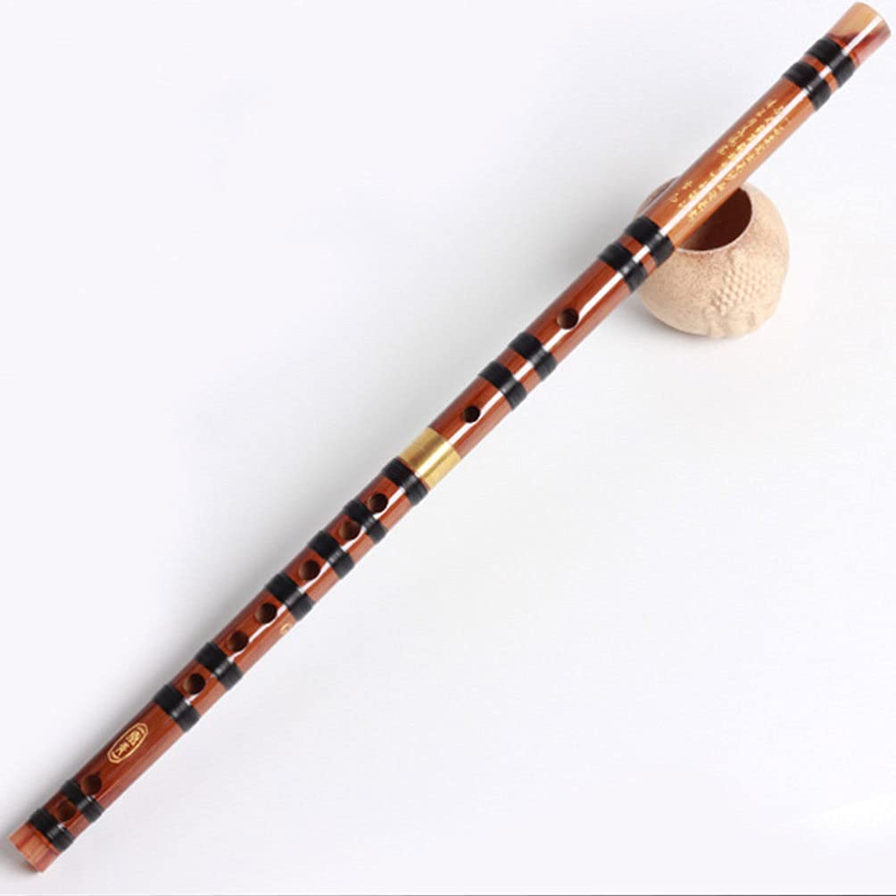 1 Stk Bambusflöte Japanische Flöte Alt Shakuhachi Bambus-dizi-flöte Blockflöten Aus Holz Chinesische Dizi Piccoloflöte Piccolo Aus Holz Kleine Flöte Student Messing Hölzern China