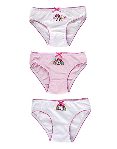 Ellepi Culotte Minnie Minnie Mouse Disney pour Fille 2 3 4 5 6 7 8 9 10 11 Ans Fille Coton Doux Élastique Couleurs Enfants Cadeau Anniversaire Vêtements,...