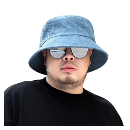 Chapeau bob velours côtelé homme femme grand chapeau pêcheur hiver casual