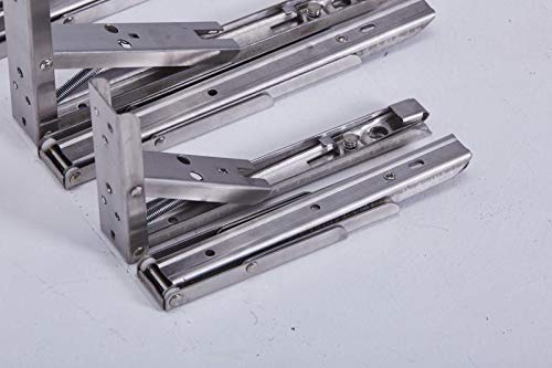 Lot De 2 Charnières Pliables Robustes Pour Portes D'armoire Et Trappes