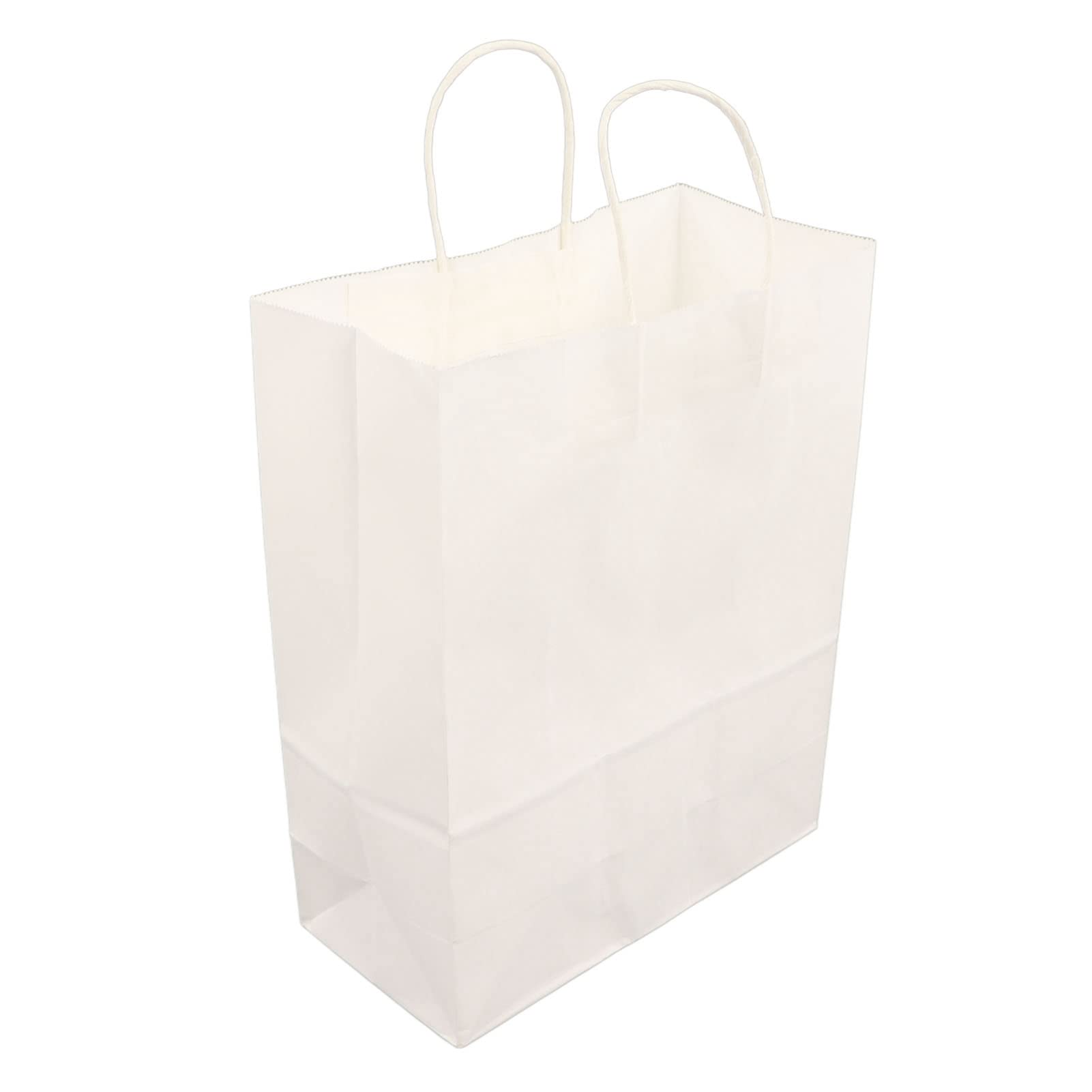 Restokki Białe torby Kraft Torby na imprezy 50szt (280x280x150mm)