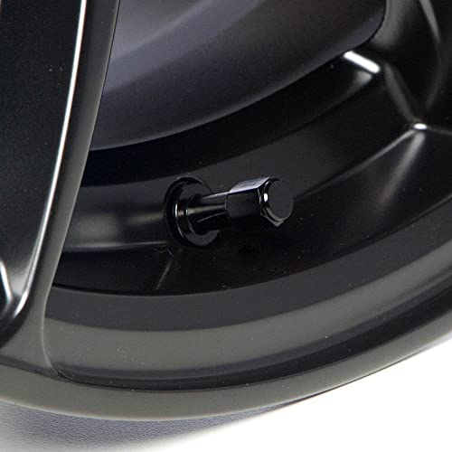 Circuit Performance Vc5 Series Black Aluminum Valve Stem Caps (8 Pieces) #TOP3