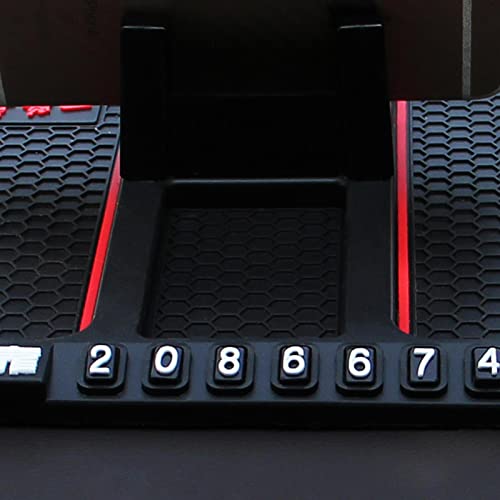 4 Pcs Phone Mat,Washable Board Tray - Car Pads Car Board Cover Car Mobile Phone Pad Sports Car Charging Pad Key Pad Storage Pad Perfume Pad Decoration Adj #TOP4