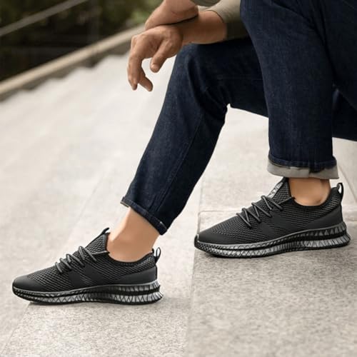 Image of Men's Shoes Running Walking Sneakers Casual Tennis Slip on Shoes Lightweight Breathable Fashion Comfortable Workout Athletic for Gym Sport Shoe