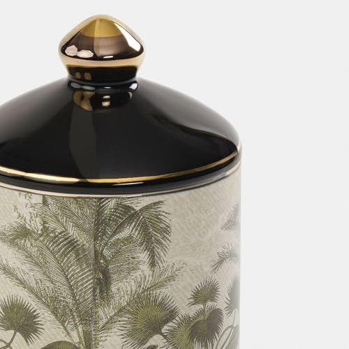 Image of Pure Home + Living Black Neroli Jasmine Palmier Candle Jar for Gift & Decoration|Wax Candles for Gifting | Non-Toxic Long-Lasting Aroma Candles | Fragrance Candles for Home (Pack of 1)