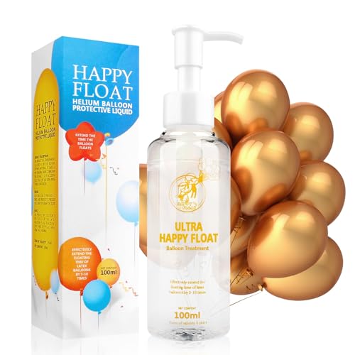 Ultra Hi-Float Balloon Care Solution - Multicolor Treatment for Long-Lasting Helium Balloons Ideal for Parties
