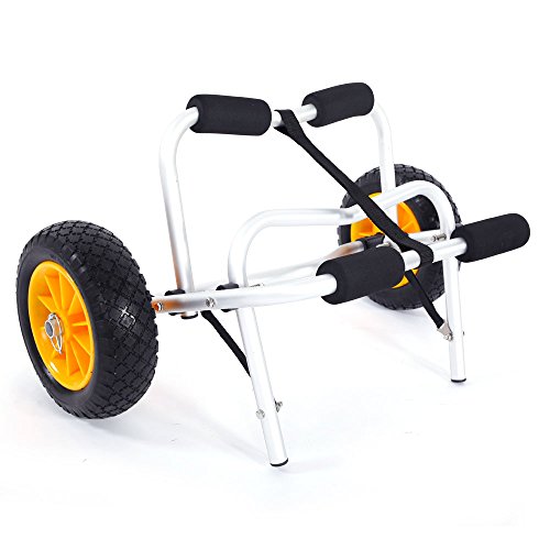 LALAHO Foldable Kayak Cart 165lbs Capacity Shape