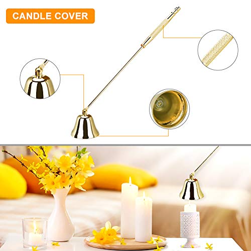 Brynnl Kaarsenaccessoireset, 3-in-1 kaarsenaccessoireset met kaarsenwick trimmer, kaars snuffer, kaars wick dipper, cadeautas voor Kerstmis, Nieuwjaar, feest, bruiloft - Image 6