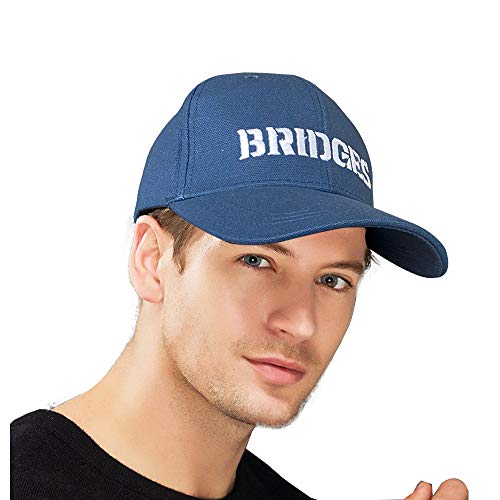 Image of Game Stranding Sam Blue Hat Battle Baseball Cap Letter Bridges Unisex Adjustable Sun Hats