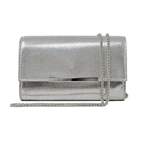 Image of AFKOMST Clutch Purses for Women Small Convertible Wristlet and Evening Bag | Vegan Leather, Fits 6.7-inch Phone /Passport, Versatile for Formal Events /Prom /Wedding /Cocktail /Night Out /Daily Use