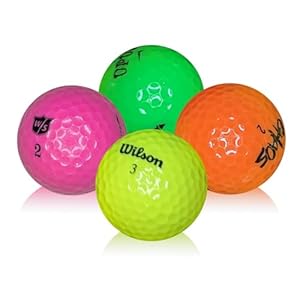 Afford-A-Ball Golf. (50 Pack) Used and Recycled Color Golf Ball Mix. Miscellaneous Value Brands Mix. Colored Golf Accessories for Men & Women.