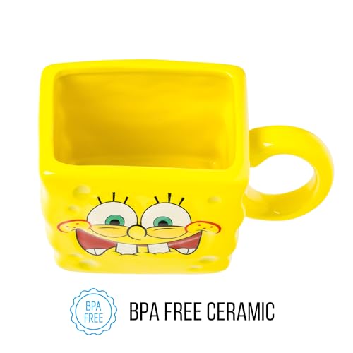 Taza de cerámica 3D de Bob Esponja 20 onzas miniatura 6