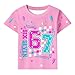 HBTJCZXL Girls 2PCS 67 Meme Pattern Short Sleeve T-shirt Shorts Set Kids Six Seven Summer Tee Tops and Pants Clothes Set