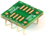 Proto-Advantage SOIC-8 auf DIP-8 SMT Adapter (1,27 mm Teilung, 150/200 mil Körper) Compact Serie, 2 Stück