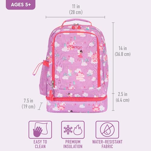 Image of Bentgo Kids 2-in-1 Backpack & Insulated Lunch Bag with Padded Straps