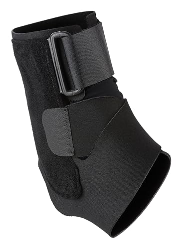 ACE Deluxe Ankle Stabilizer, Adjustable, Black, 1/Pack
