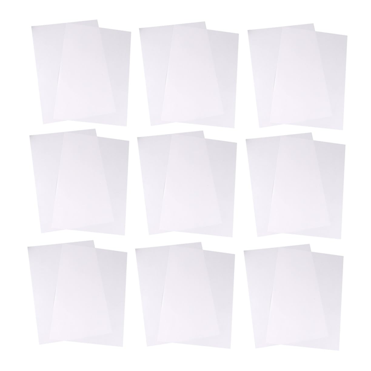 NOLITOY 100 Blatt Weißes A4-Trennpapier Doppelseitig Antihaftbeschichtet für Home Office und Handkonto Ersatzpapier für Diamant Malerei (Weiß)