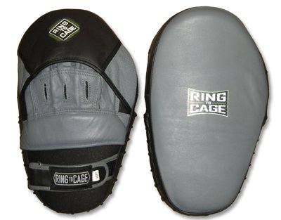 Leather Curved Pro Punch & Kick Mitts for Boxing, Muay Thai, MMA, Kickboxing, Martial Arts