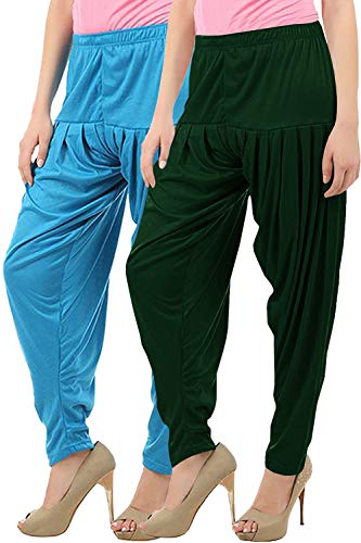 Image of Buy That Trendz Patiala Salwar for Women Relaxed Fit Viscose Patiyala Salwar Harem Bottom Pants