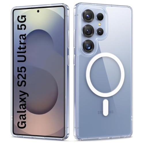 Image of ShieldTech Crystal Clear Back Case Cover for Samsung Galaxy S25 Ultra 5G | Hard PC & TPU | Wireless Charging Compatible Cover for Samsung Galaxy S25 Ultra 5G | Transparent