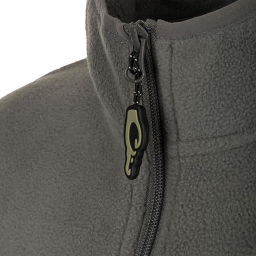 Image of Drake Waterfowl Youths' Unisex Camp Fleece DY1080 Hunting Casual Anti-Pilling Moisture Wicking Zip Front Vest with Pockets