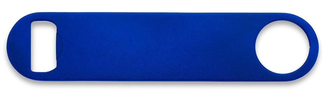 Dynore Stainless Steel Navy Blue Color Bottle Opener