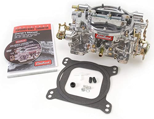 Edelbrock 1405 Performer 600 CFM Square Bore 4-Barrel Air Valve Secondary Manual Choke New...