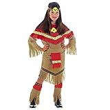 Disponible en varias tallas Widmann 36667- Ray of Moonlight disfraz de indio del salvaje oeste para niña, talla 8 - 10 años , 140 cm , color/modelo surtido