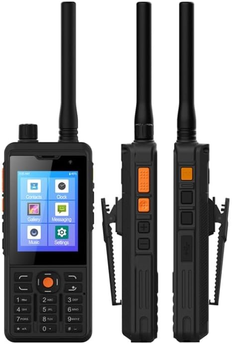 UNIWA P5 Walkie Talkie showing front and side views with buttons