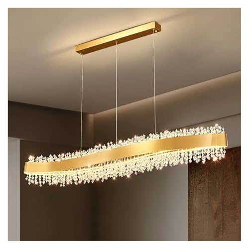 Plafonnier en cristal de luxe pour illuminer un salon sombre avec style