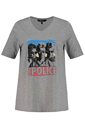 Ulla Popken T-Shirt Police, Damen, Große Größen