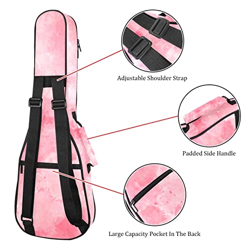 Housse pour ukulélé avec fond rose aquarelle 10 mm d’épaisseur rembourrage éponge 53,3 cm sac de transport pour ukulélé… - Les Beatles, Paul McCartney, John Lennon, RIngo Starr, George Harrison Housse pour ukulélé avec fond rose aquarelle 10 mm d'épaisseur rembourrage éponge 53,3 cm sac de transport pour ukulélé… – Image 4