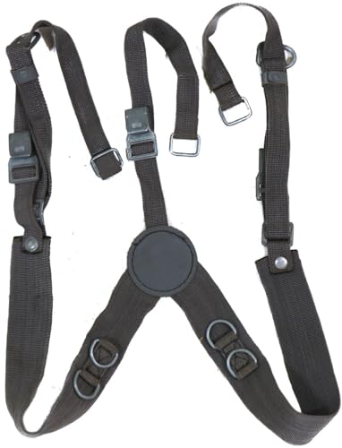 Genuine East German Grey Suspenders Uniform Pant Trouser Elastic DDR NVA GDR