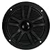 BOSS Audio MR6B 6.5 Inch 180W Dual Cone Black Marine Audio Speakers (6 Pack)