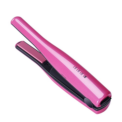 Gospire Mini Portable Hair Straightener & Curling Iron 2 in 1 Professional Cordless
