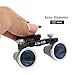 MVUYO Magnifier Binocular Magnifier Coated Optical Lens with Clip(E)
